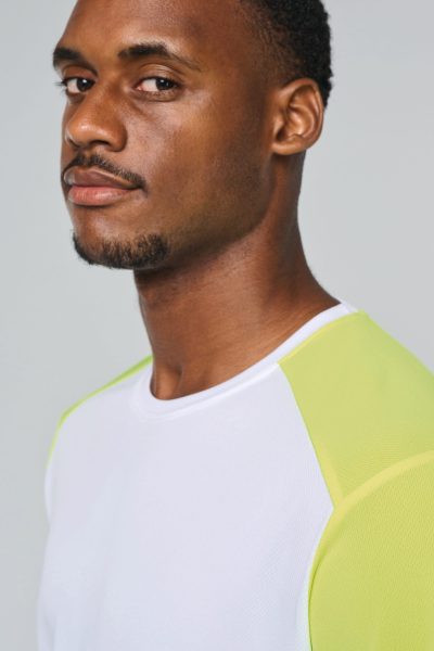 T-shirt de sport écoresponsable bicolore homme – Image 5