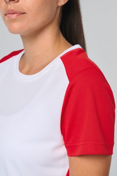 T-shirt de sport écoresponsable bicolore femme – Image 5