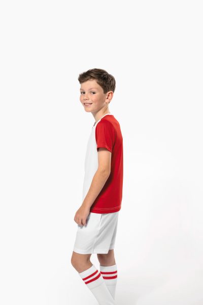 T-shirt de sport écoresponsable bicolore enfant – Image 6