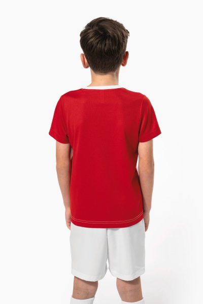 T-shirt de sport écoresponsable bicolore enfant – Image 7