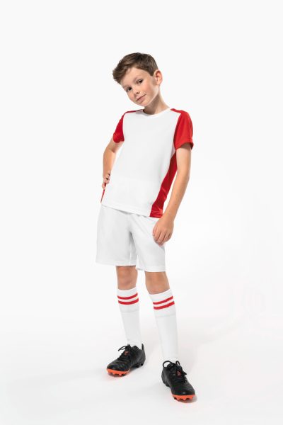 T-shirt de sport écoresponsable bicolore enfant – Image 5