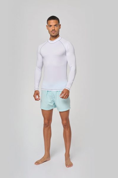T-shirt technique à manches longues avec protection anti-UV unisexe – Image 3