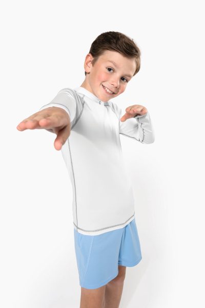 T-shirt technique à manches longues avec protection anti-UV enfant – Image 3