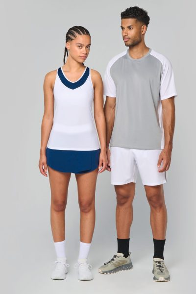 T-shirt de padel bicolore à manches raglan homme – Image 8