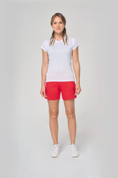 T-shirt de sport bi-matière manches courtes femme – Image 4
