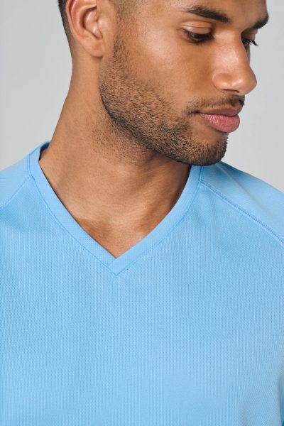 T-shirt de sport manches courtes col v homme – Image 4