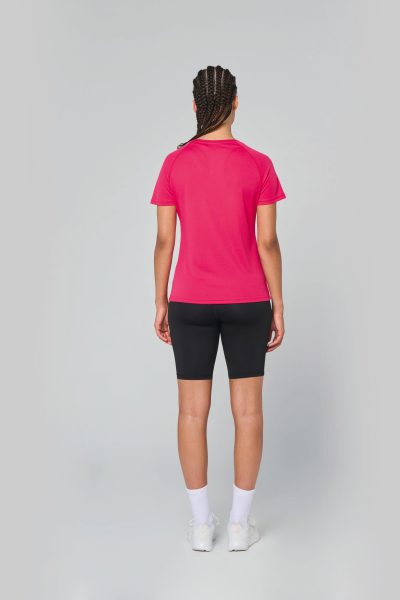 T-shirt de sport manches courtes col v femme – Image 2