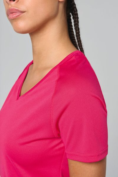 T-shirt de sport manches courtes col v femme – Image 6