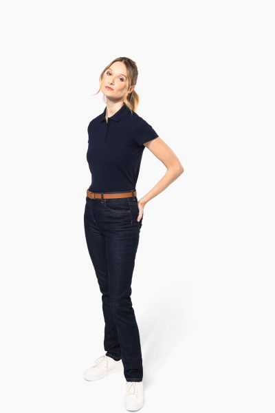 Polo Supima® manches courtes femme – Image 6
