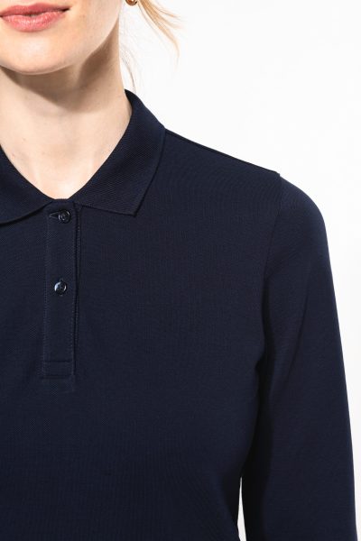 Polo Supima® manches longues femme – Image 12