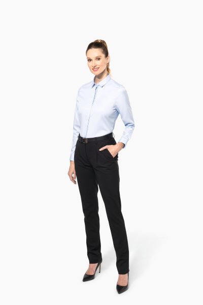 Chemise twill manches longues femme – Image 4