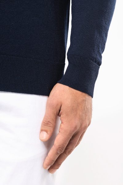 Pull Mérinos col V homme – Image 8