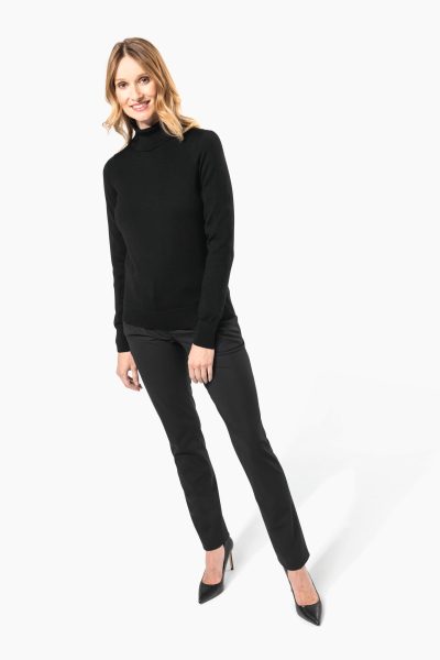 Pull Mérinos col roulé femme – Image 5
