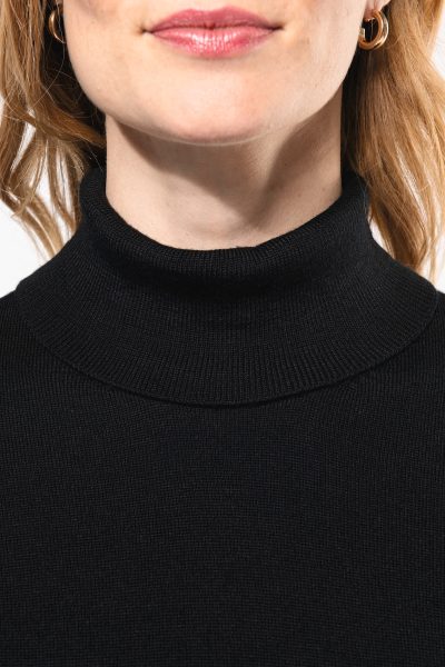 Pull Mérinos col roulé femme – Image 10