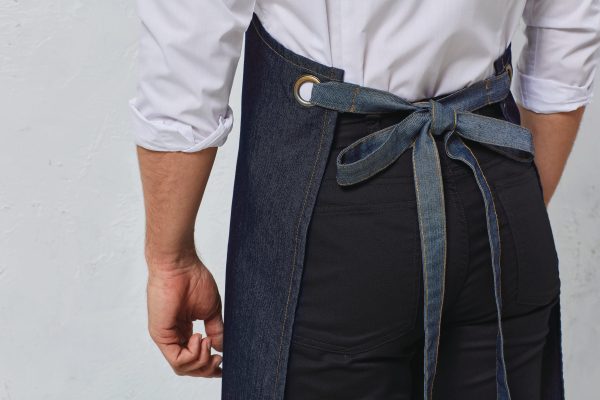 Tablier Denim à bavette "Domain" – Image 3