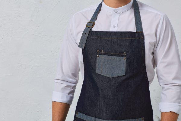 Tablier Denim à bavette "Domain" – Image 2