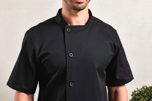 Veste chef cuisinier manches courtes "Essential" – Image 2