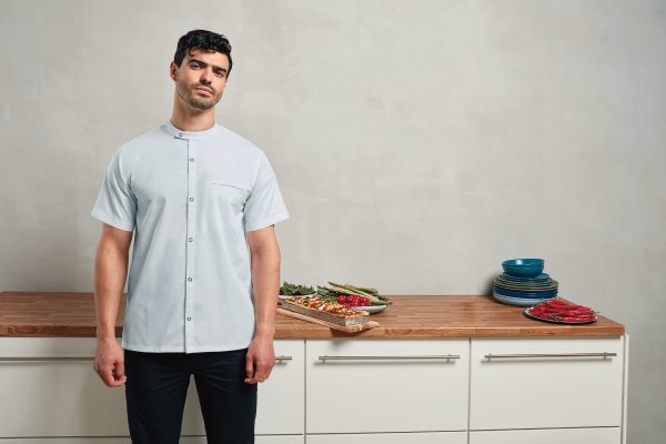 Veste chef cuisinier manches courtes – Image 2