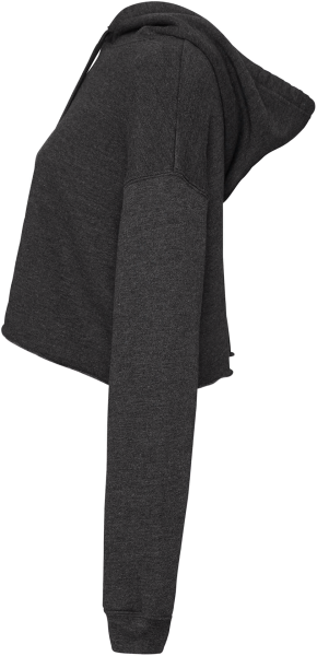 Sweat-shirt crop à capuche femme – Image 5