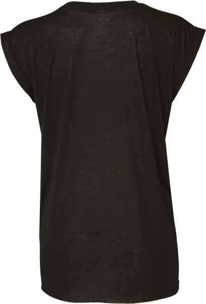 T-shirt Flowy à manches roulottées – Image 2