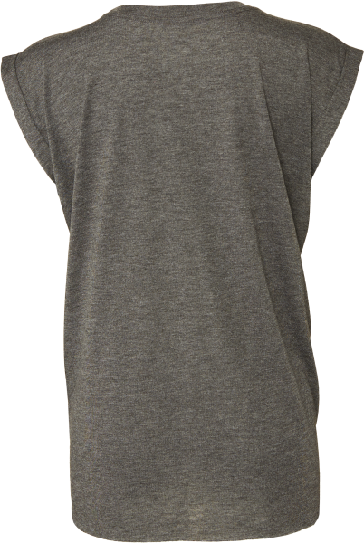 T-shirt Flowy à manches roulottées – Image 3