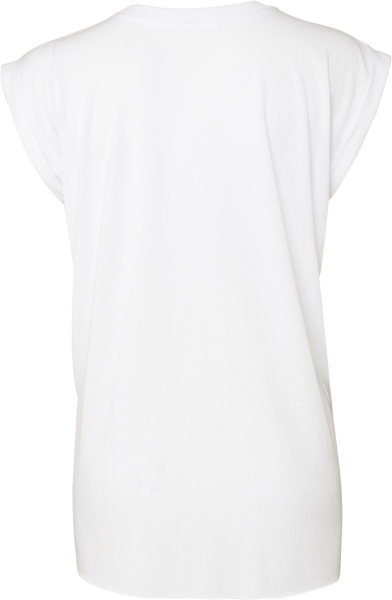 T-shirt Flowy à manches roulottées – Image 4