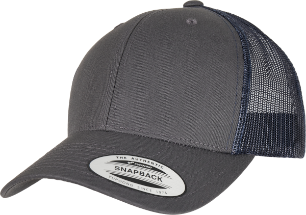 Casquette retro trucker bicolore – Image 25