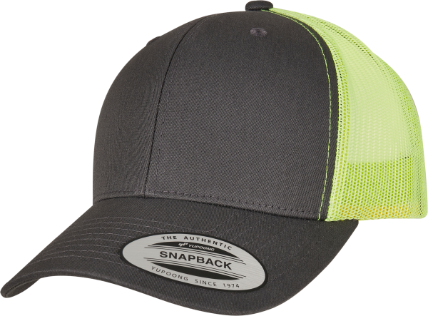 Casquette retro trucker bicolore – Image 29