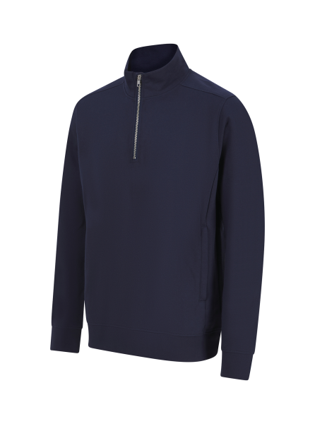 Sweat-shirt col zippé unisexe – Image 9