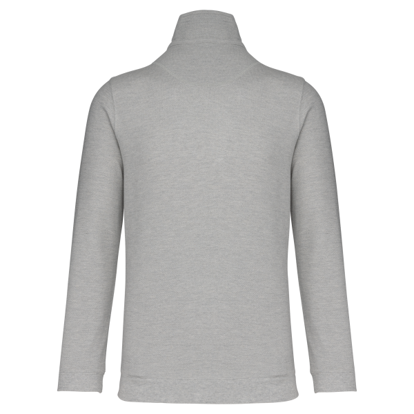 Trucker > sweat-shirt piqué col zippé homme – Image 8
