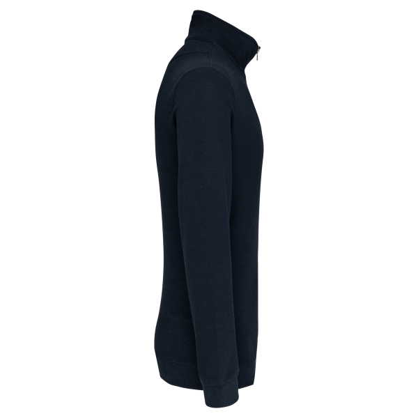 Trucker > sweat-shirt piqué col zippé homme – Image 11
