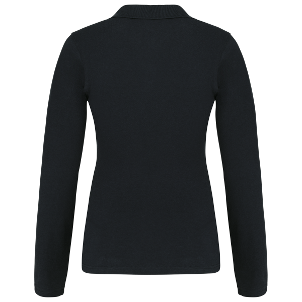 Polo piqué manches longues femme – Image 8