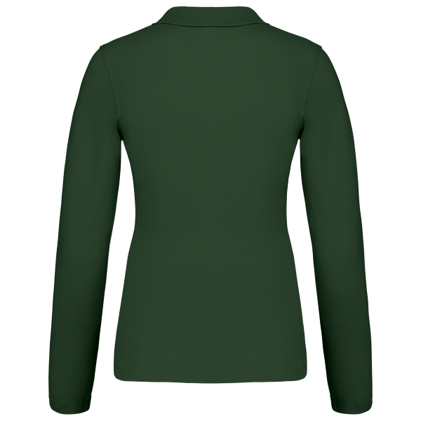 Polo piqué manches longues femme – Image 12