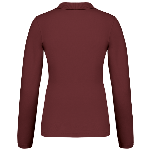 Polo piqué manches longues femme – Image 34