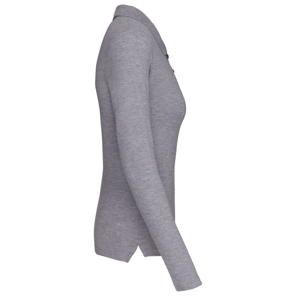 Polo piqué manches longues femme – Image 25