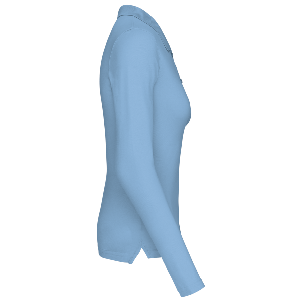 Polo piqué manches longues femme – Image 29