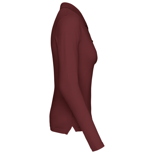 Polo piqué manches longues femme – Image 35