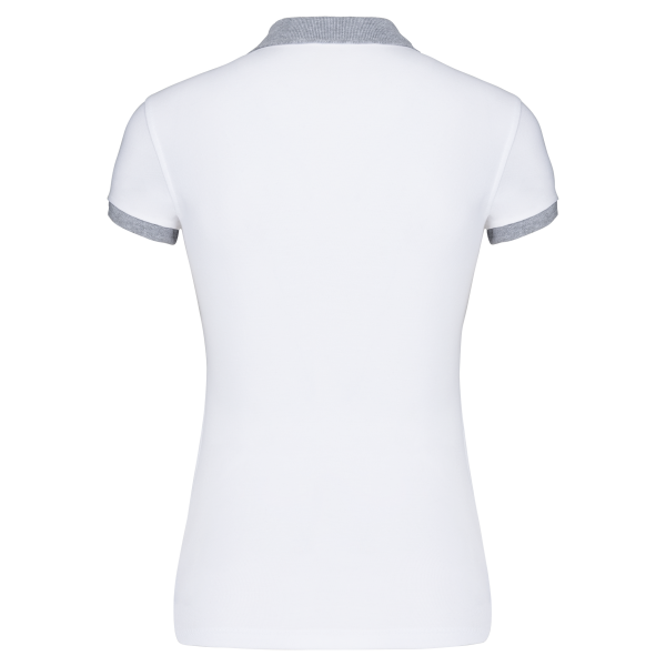 Polo piqué bicolore femme – Image 14