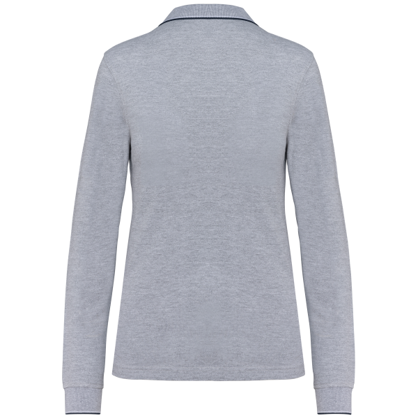 Polo maille piquée manches longues femme – Image 17