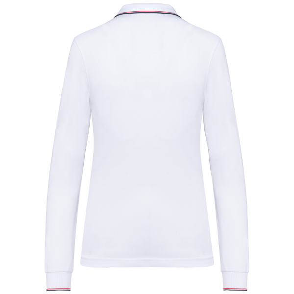 Polo maille piquée manches longues femme – Image 19
