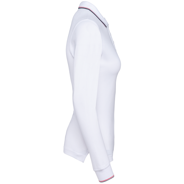 Polo maille piquée manches longues femme – Image 20