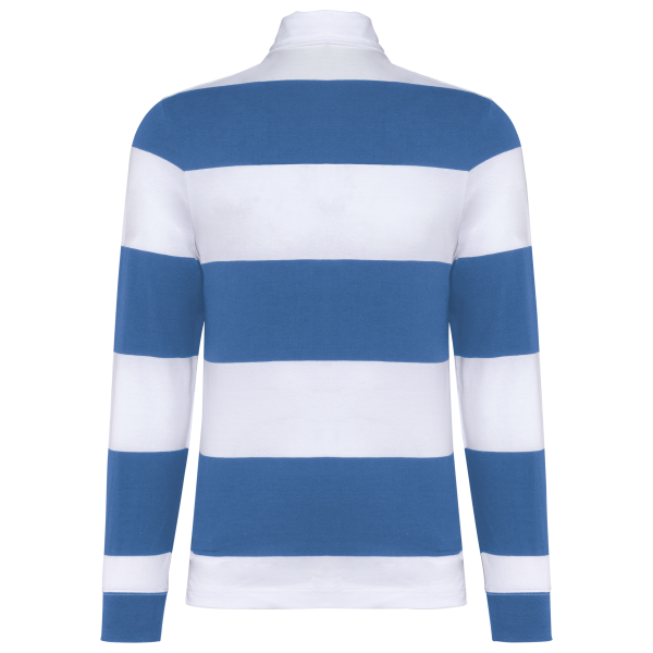 Polo rugby rayé manches longues unisexe – Image 6