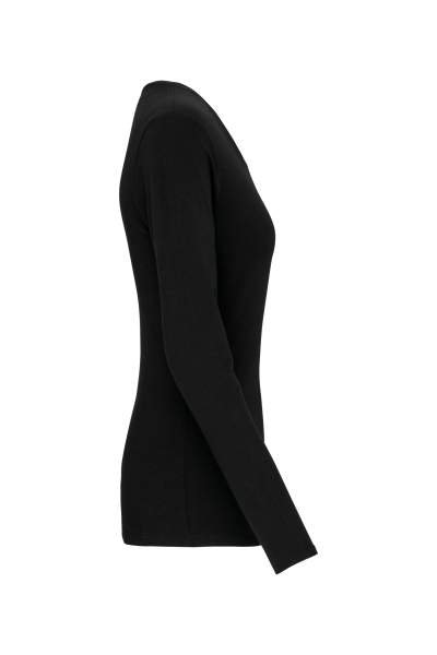 T-shirt col rond manches longues femme – Image 11