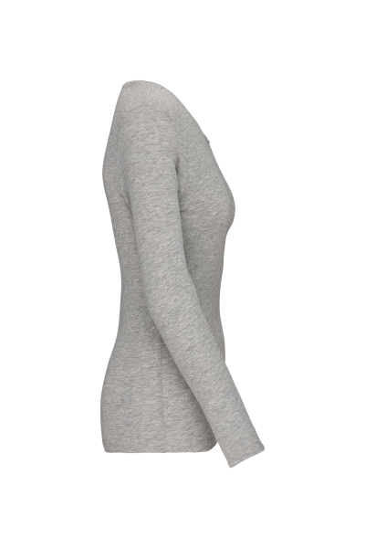 T-shirt col rond manches longues femme – Image 13