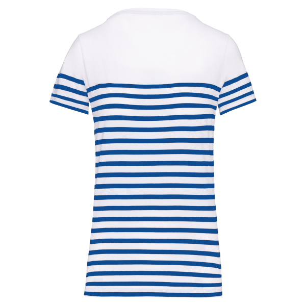 T-shirt marin col rond Bio femme – Image 18