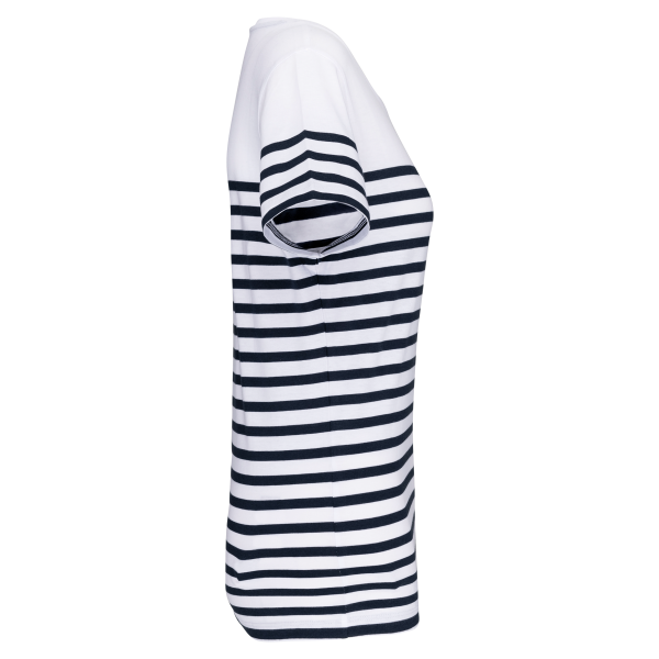 T-shirt marin col rond Bio femme – Image 15