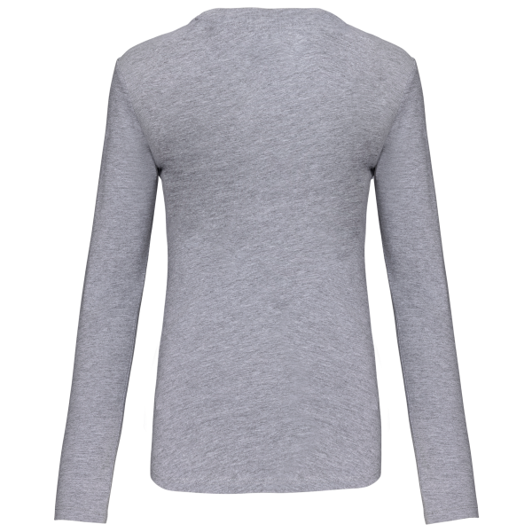 T-shirt col V manches longues femme – Image 33