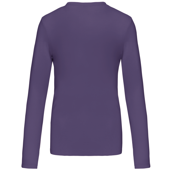 T-shirt col V manches longues femme – Image 35