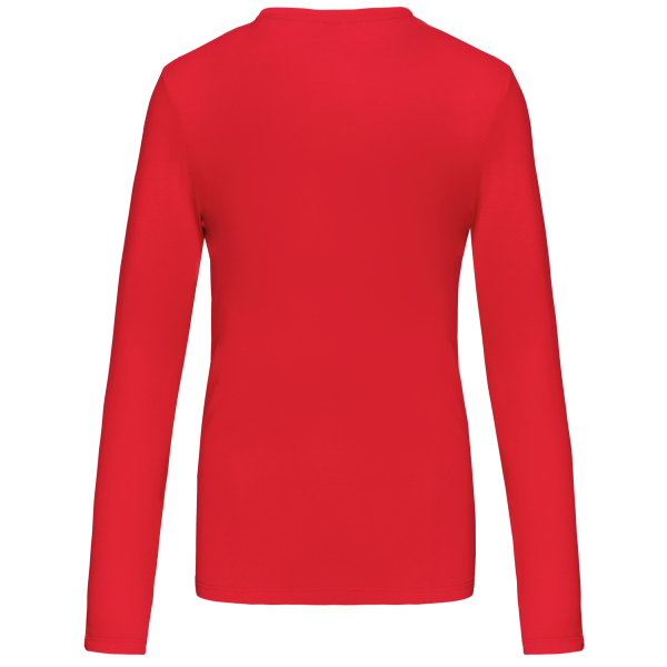 T-shirt col V manches longues femme – Image 37
