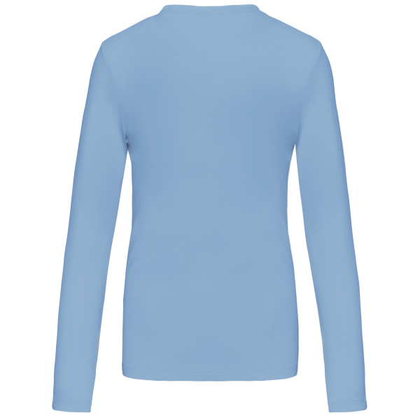T-shirt col V manches longues femme – Image 39